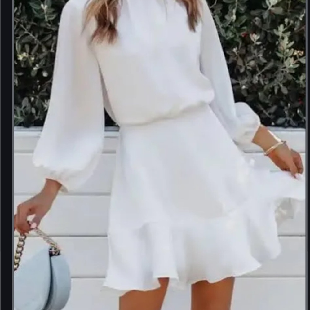 Call Me Angel White Vici Dress